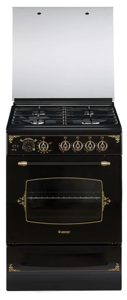 Кухонная плита GEFEST 6100-03 0179, газовая, электроподжиг, выдвижной ящик, газ-контроль, 52 л