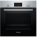 Электрический духовой шкаф Bosch HBF113BR0Q, Serie 2, нержавеющая сталь, гидролитическая очистка, 5 режимов, AquaClean