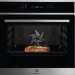 Электрический духовой шкаф Electrolux EOE7C31X, черный / нержавеющая сталь, 11 режимов, каталитическая очистка, 72 л, сенсорные переключатели