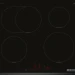 Индукционная варочная панель Bosch PIF651HC1E, 4 конфорки, сенсорное управление, Serie 6,
