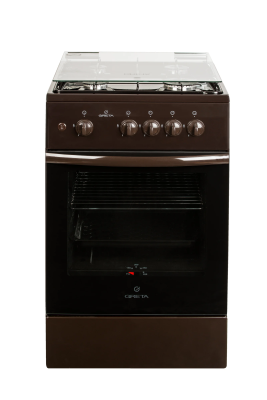 Газовая плита GRETA 1470 GG 5072 MG 33(B), коричневый