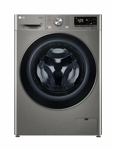 Стиральная машина LG F2V5PS2S, серебристый, 8 кг, 1200 об/мин, 14 программ, с паром