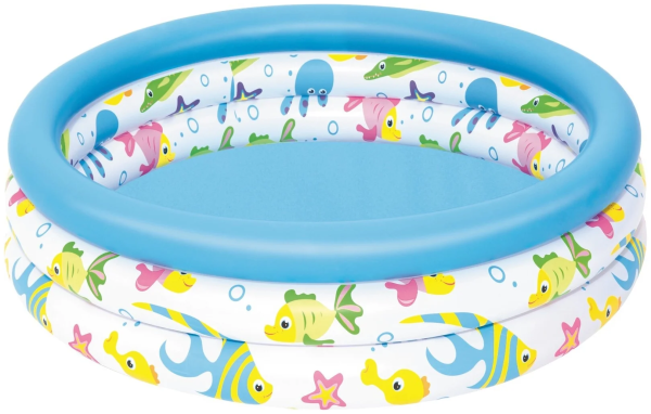 Детский бассейн Bestway Ocean Life 51008 (004852), 102х25 см разноцветный