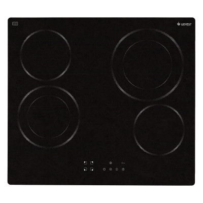 Варочная панель GEFEST ПВЭ 4233 К6, индикация остаточного тепла конфорок стола, блокировка, система быстрого нагрева Booster