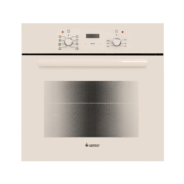 Электрический  духовой шкаф Gefest 622-02 В, кремовый, телескопические направляющие, гидролизная очистка