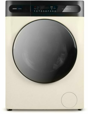 Стиральная машина CENTEK CT-1957, бежевая, 8 кг, 1400 об/мин, 11 режимов, инверторная 
