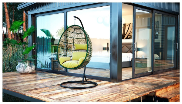 Подвесное кресло Loftyhome Miracle 1919 Olive/Olive