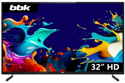 32" Телевизор BBK 32LEM-1080/TS2C, LED, HD, 50 Гц, черный