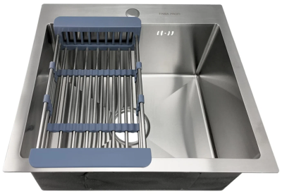 Врезная кухонная мойка 50 см, Fabia Profi 50503, сталь