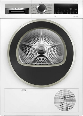 Сушильная машина Bosch WQG1420AME, Serie 4, отдельностоящая, A++, конденсационная, загрузка 9 кг, 15 программ сушки