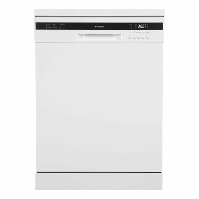 Посудомоечная машина Hyundai DF126, полноразмерная, загрузка 12 комплектов, 5 программ, отдельностоящая, конденсационная,