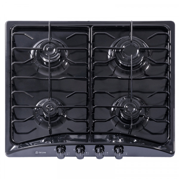 Газовая варочная панель De Luxe 5840.01ГМВ-061, черный