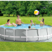 Бассейн каркасный Intex Prism Frame, 457 х 107 см, фильтр-насос, лестница, тент, подстилка, 26724NP
