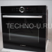 Электрический духовой шкаф Bosch HBG634BB1, Serie 8, черный, переключатель Control Ring, EcoClean