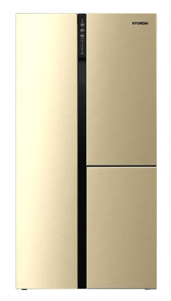 Холодильник Hyundai CS6073FV шампань, инверторный, No Frost, 183x91.1x70.6
