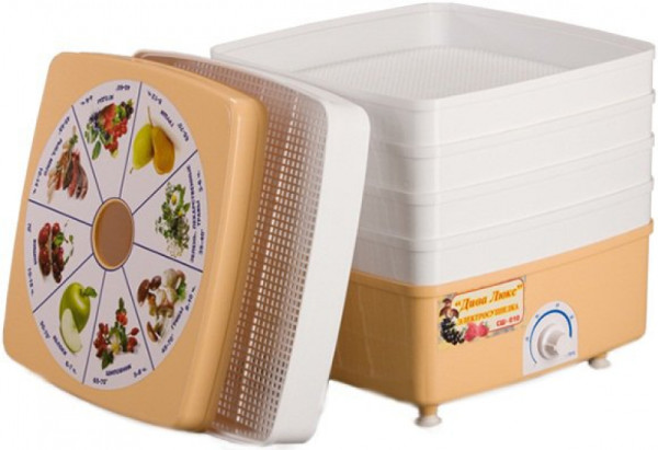 Сушилка Ротор Дива-Люкс СШ-010 (5 поддонов, белый)