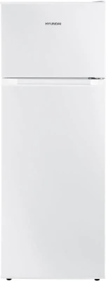 Холодильник HYUNDAI CT2551WT, 206 л, внешнее покрытие-металл, размораживание - ручное, 54 см х 144 см х 54 см