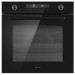 Духовой шкаф WEISSGAUFF BLACK EDITION EOM 741 PDB, чёрный, 72 л, очистка паром, переключатели поворотные/сенсорные