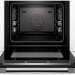 Электрический духовой шкаф Bosch HBG636LB1, Serie 8, черный, EcoClean, телескопические направляющие, 71 л, 13 режимов 