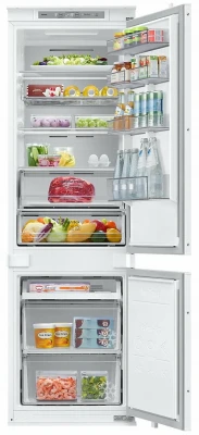 Встраиваемый двухкамерный холодильник Samsung BRB80F26ADS0EO