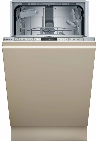Встраиваемая посудомоечная машина NEFF S875EMX05E, узкая, вместимость комплектов 10, 6 программ, 