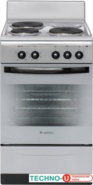 Кухонная плита GEFEST 5140 0092, электрическая, 3 зоны приготовления, 55 л