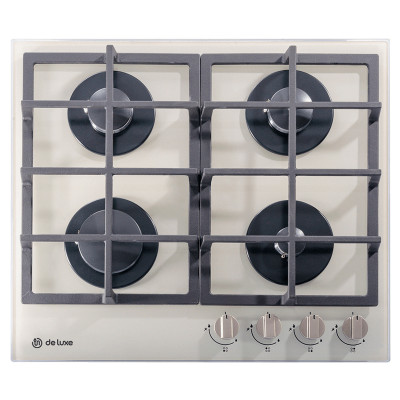 Газовая варочная панель De Luxe GG4_750229F-068, бежевый