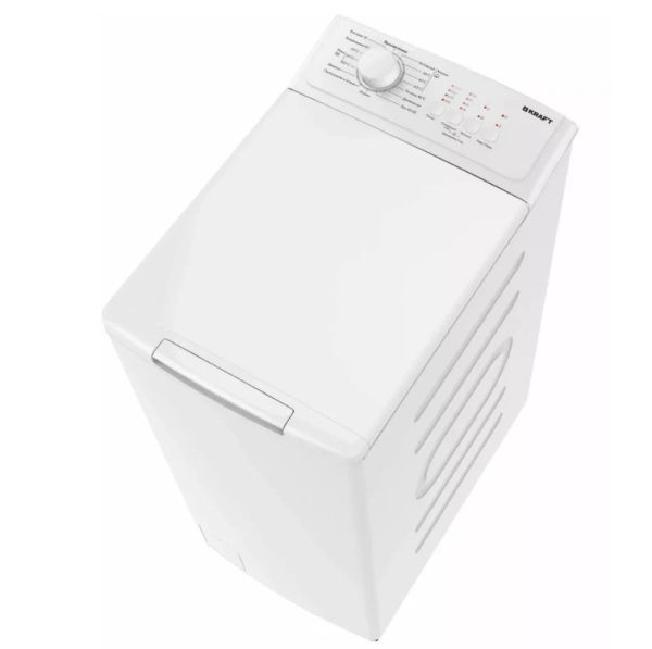 Стиральная машина KRAFT KF-UME7202W, белый, 7 кг, 1000 об/мин, 15 программ, с вертикальной загрузкой  