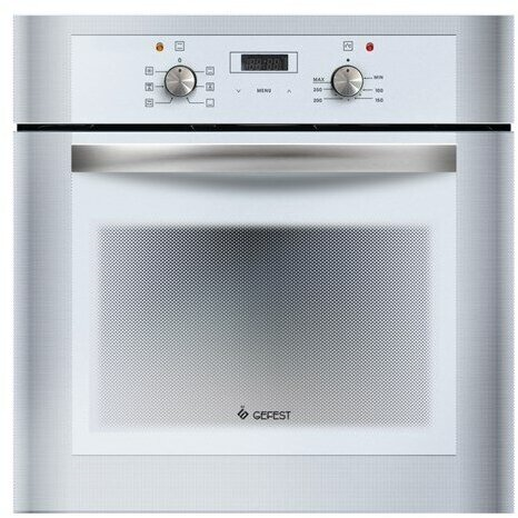 Электрический духовой шкаф GEFEST ДА 622-02 С, серебристый, стекол в дверце 2, телескопические направляющие