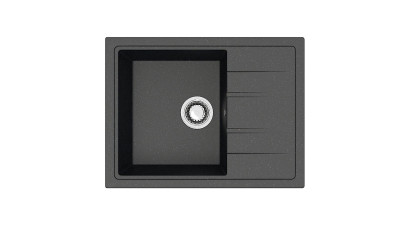 Кухонная мойка Berge 5850 (черный глянцевый)