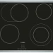 Электрическая варочная панель Bosch PKN645FP2E, независимая, конфорок - 4 шт, панель - стеклокерамика, 8300 Вт