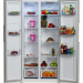 Холодильник HYUNDAI CS4502F белый, 436 л, внешнее покрытие-металл, размораживание - No Frost, дисплей, 83.6 см х 178 см х 63.6 см