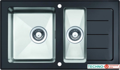 Кухонная мойка ZorG GS 7850-2 (черный)