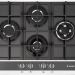 Встраиваемая варочная панель газовая GEFEST ПВГ 2231-01 Р5, графит, 4 конфорки, газ-контроль, электророзжиг, чугунные решетки