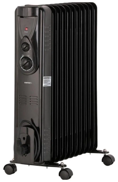 Масляный радиатор CENTEK CT-6202, черный