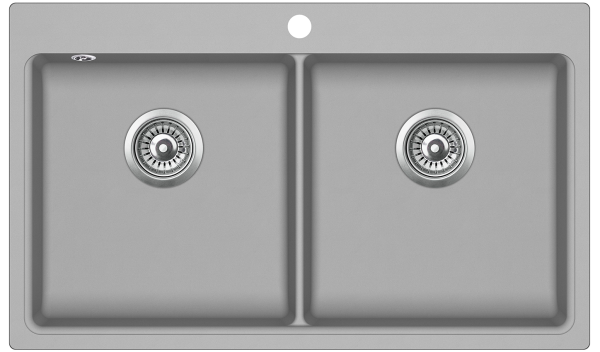 Кухонная мойка Aquasanita Magna SQM200AW (argent 220)