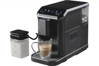 Кофемашина Leonord LE-1751M, черная, 7 автоматических программ, дисплей с сенсорной панелью, 15 степеней помола
